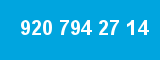 920 794 27 14 920 794 27 14